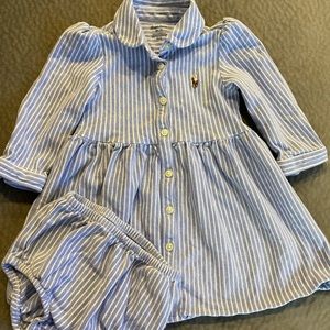 Ralph Lauren Infant Knit Dress Set